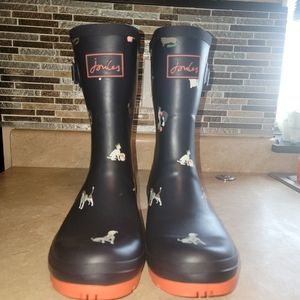 Joules Molly Welly Fog Rain Boots.